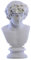 Antinous as Dionysus Büste Kopf griechische Statue Skulptur Gussmarmor Kopie