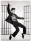Kunstdruck Poster - Elvis Presley I 40x60 cm ca. A2 - Berühmtheiten & Zeitgeschichte Bild ohne Rahmen