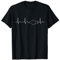 Angler Herzschlag Karpfenangeln Geschenk Angeln EKG Fisch Karpfen T-Shirt