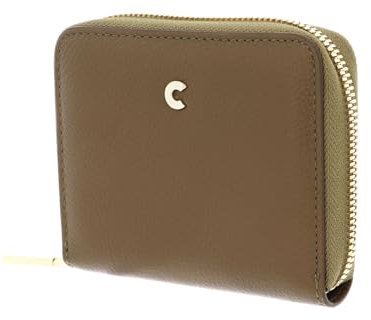 Coccinelle Becca Leather Zip Around Wallet Moss Green