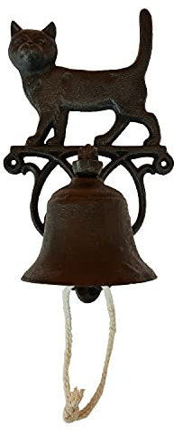 Katze Türglocke aus Gusseisen
