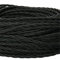 Cavo in tessuto per lampade NERO, intrecciato, intrecciato, 5 metri, con messa a terra 3x0,75