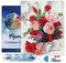 Figured'Art Diamond Painting Erwachsene 40x50cm Mit Rahmen Ganze Leinwand gespannt Schöner Rosenstrauß 5D Bilder Eckige Steine - DIY Set Basteln
