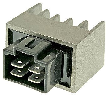 VANEZ Spannungsregler/Gleichrichter 4-Pin 12V kompatibel für Aprilia SR50 Racing, Peugeot Speedfight 1 2