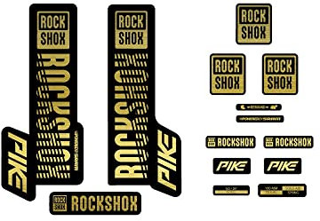 Adesivi compatibili con forcella Rock Shox Pike 2018-29''
