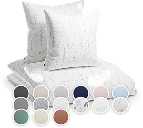 sleepwise Bettwäsche 240x220 Sommer Bettwäsche 3tlg- ÖKO-TEX, Traumhaft Weich, Atmungsaktiv, Bügelfrei & Knitterfrei - Bettbezug Set aus weicher Mikrofaser mit 65x65cm Kissenbezüge