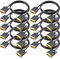 UV-CABLE 10-Pack 6 FT DVI-D to DVI-D (24+1) Dual Link Cable, Black, High Resolution, High-Speed, Compatible with Personal Computer, Laptop, Desktop, Monitor, Projector, HDTV