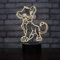 Wolostore Simba LED-Lampe für Kinder, Farbwechsel, USB, Nachtlicht und Dekoration, Schlafhilfe