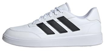 adidas Hombre Courtblock Shoes, Cloud White / Core Black / Cloud White, 44 2/3 EU