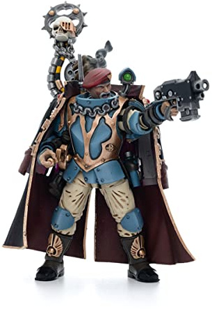 HiPlay JoyToy × Warhammer 40K Officially Licensed 1/18 Scale Science-Fiction Action Figures Full Set Series-Astra Militarum Tempestus Scions Command Squad 55th Kappic Eagles Tempestor Prime