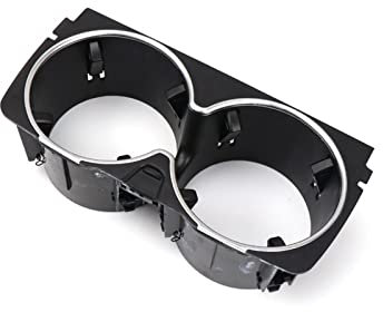 EVURU Auto Front Center Konsole Getränke Wasser Tasse Halter Einsatz Rahmen Fit for Benz W222 W217 Fit for Mercedes S Klasse s300 S350 S400 2226830075 Getränkehalter (Color : Model A Black)