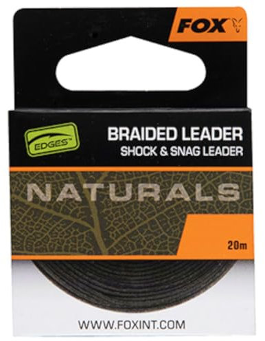 Fox Naturals Braided Leader - 20m Vorfachschnur, Tragkraft:30lb / 13.6kg