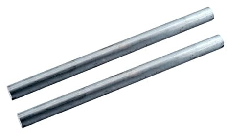 ZDLSDL Varilla de zinc, ánodo/electrodo, diámetro 20 mm, longitud: 300 mm, 2 unidades para electrolito de zinc/estaño de soldadura, varilla de zinc de alta pureza, forma cilíndrica, 20 mm, 300 mm