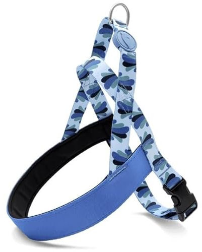 MORSO norwegisches Geschirr für Hund recycelt Splash blau