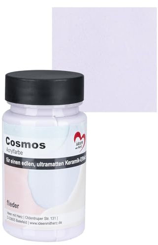 Ideen mit Herz Pintura acrílica Cosmos | ultra mate | efecto cerámica | 90 ml (lila)
