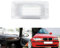 NSLUMO 2 x LED-Fußraumleuchten für B.M.W E46 E36 E60 E61 E63 E64 E39 E38 Handschuhfach-Lampe