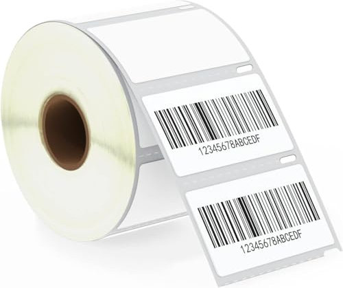 Powerwerk - 1 Rolle 11354 Selbstklebende Etiketten Kompatibel mit DYMO S0722540, 57mm x 32mm, 10000 Mehrzwecketiketten für LabelWriter 450 Serie und 4XL