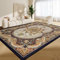 Oppakou Boho Quadrat Extra Großer Teppich Wohnzimmer 274x366 cm, rutschfeste Waschbare Badezimmerteppiche, Weicher Kunstwolle Kurzflor Vorderbodenteppich für Schlafzimmer,kinderzimmer,Schwarz