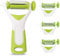Peeler for Kitchen | 360 Rotating Potato Peeler | 3 in 1 Multi Vegetable Straight Serrated Julienne Peeler | Kitchen Gadgets & Tools