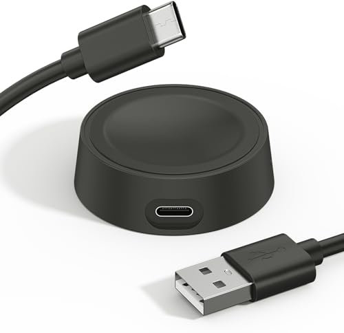 Oumida Cable de Carga Rápido para Apple Watch, Cargador Magnético USB Compatible con iWatch Series 9/8/7/Ultra/Ultra2/SE2/6/5/4/3/2/1/SE1, Negro 1M