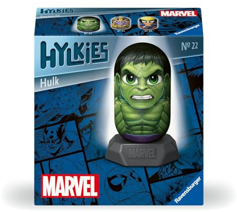 Ravensburger Hylkies: Marvel Sammelfiguren zum selbst zusammenbauen - Figur #22 - Hulk- Aufbauen, Verlieben, Sammeln - Mini-Figuren für Fans der Marvel Legends