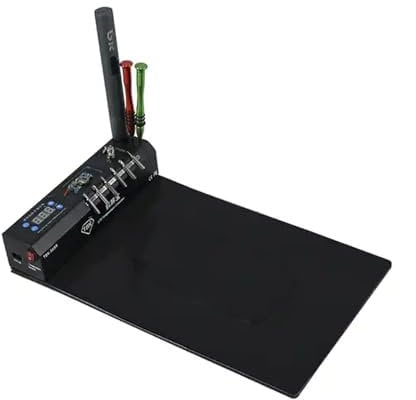 Heizkissen, Heizplatte für Handy Reparatur, LCD-Bildschirm-Heizkissen Smartphone und Tablet, 350 W Smartphone-LCD-Bildschirm-Trennmaschine, Reparaturwerkzeuge, 35 x 21x 5,5cm