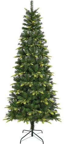 Uten Bleistift Weihnachtsbaum 180 cm, Realistischens PE Innendekoration Künstlicher Tannenbaum, PE & PVC 600 Natürlich Aussehende Spitzen, Aufklappbare Zweigen, 2 Arten Zweigen, Wiederverwendbar