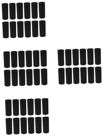 SOLUSTRE 4 Sätze Verpackung Aus Papierrohr Verpackung Von Parfümschachteln Kartonröhren Pappröhren Mit Deckel Pappzylinder Zylindrische Papierröhre Röhrenbehälter Black 12 Stück * 4