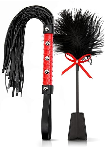 Ensemble de faux chevaux, fouets d'équitation pour chevaux, chatouilleur en plumes, chatouilleur français, fouet court