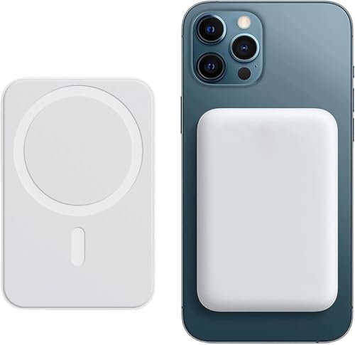 Power Bank Magnetico,Mini mag-Safe Powerbank 22.5W USB C in&out,Cargador Inalambrico Battery Pack with Fast Charging,Wireless Portable inductive Charger for iPhone 16/15/14/13/12 Series