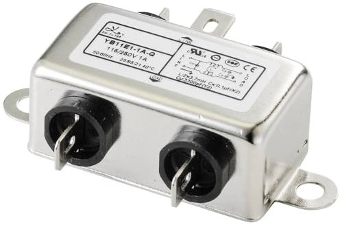 TRU Components TC-10101428 Entstörfilter 250 V/AC 1 A 3.7 mH (L x B x H) 64 x 24 x 19 mm 1 St.