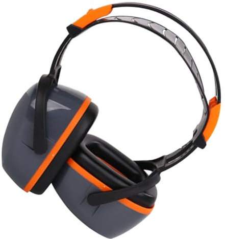 jojofuny Geräuschdämpfende Ohrenschützer Mit Geräuschunterdrückung Leichte Schalldämm Headsets Komfortabel Für Lernen Arbeit Und Schlaf Universell Einsetzbar Stilvoll in Orange Grau