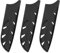 sourcing map 3Pcs Knife Cover Sleeves Blade Edge Guards for 7 Santoku Knife Protector Covers Universal Blade Sheath for Kitchen, Black