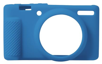 Camera Case for Sony ZV-1 ZV-1 II ZV-1M2, Soft Silicone Protective Cover Anti-Scratch Slim Fit Digital Camera Sleeve (Navy Blue)