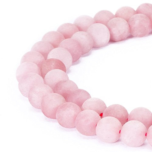 Beautiful Natural Agate Beads 4mm Round Loose Beads for Jewellery Making Rose Quartz
