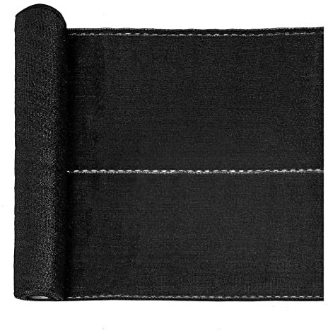 Estexo HDPE - Zaunblende, Sichtschutz, Tennisblende, Zaun, Netz, Schattier, Gewebe, Windschutz (1,2 x 10 m, Anthrazit)