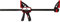 Einhandzwinge 300 x 60 mm 750 Nm TOOLCRAFT TO-4986714 Spann-Weite (max.):300 mm Produktabmessung, Länge: 436 mm Ausladu