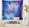 ABAKUHAUS Weltraum Wandteppich, Sternhaufen im Weltraum aus Weiches Mikrofaser Stoff Waschbar ohne Verblassen Digitaldruck, 150 x 110 cm, Lila Violett