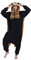 SAMGU Adult Pyjama Cosplay Tier Onesie Body Nachtwäsche Kleid Overall Animal Sleepwear Erwachsene Schwarz + Braun L