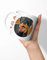 BLAK TEE Happy Rottweiler Dog IllustrationPorcelain Coffee and Tea Mug 330 ml