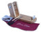 BRICOMIRAS JAMONERO Modelo Rioja Premium, Regalo Pinza Arcos + Cuchillo + CHAIRA + CUBREJAMÓN (Burdeos) + PAÑO, Soporte JAMONERO Ideal Uso DOMÉSTICO Y Profesional (Natural)