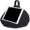 Multi-Angle Soft Pillow Lap Stand Mobile Halterung-Sitzsack Kissen Halter für Alle Geräte - Tragbare Bean Tasche Nachahmung Hanf Auto Home Tablet Kissen (Schwarz)