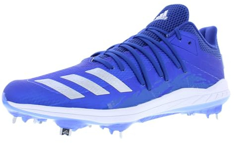 adidas Adizero Afterburner 6 Cleat - Men's Baseball Collegiate Royal/Silver Metallic/Blue