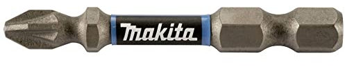Makita E-03383 Impact Premier Double Torsion Bits PZ2 50mm Pack of 10