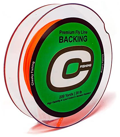 Cheeky Fishing Premium Fliegenschnur Backing, 13,6 kg, Orange (C-BAC-30O-300)