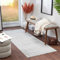 Livabliss Oslo Boho Teppich für Wohnzimmer und Schlafzimmer - Großer Esszimmerteppich 80x220 cm Mit Geometrischem Muster, Skandinavischer Moderner Stil in Grau