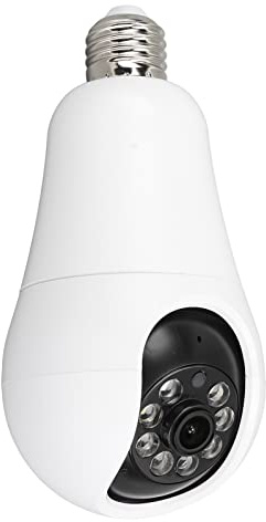 Light Bulb Security Cameras, 1080P 5GHz Wireless Camera with E27 Socket, Indoor Outdoor Security Camera for Home Security, Infrared Night Wide Angle, 2 Way Talk, Sharing