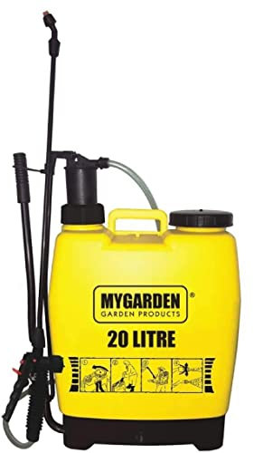 Optimal Products 5L, 8L Garden Pressure Weed Spray Bottle Hand Pump Water Plant Sprayer Portable UK (20 Litre)
