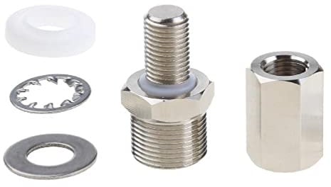 KieTeiiK Heavy Duty CB Antenna Mount Adapter Copper With SO-239 Connector For Mounting 3/8 X 24 Threads CB HAM Radio Antenna So-239 Connector