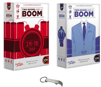 Set Two Rooms and A Boom Edition blau + rote Edition Französische Version + 1 Blumie Deaps (2 Rooms & A Boom)